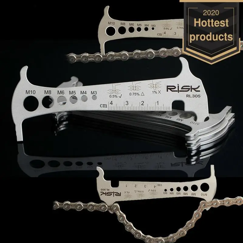 1Pc 3 In1 Bicycle Chain Wear Indicator Checker Gauge Cycling Bolt Measurement Chain Hook Repair Chain Tool Wear Measuring Screw
1Pc 3 In1 Bicycle Chain Wear Indicator Checker Gauge Cycling Bolt Measurement Chain Hook Repair Chain Tool Wear Measuring Screw