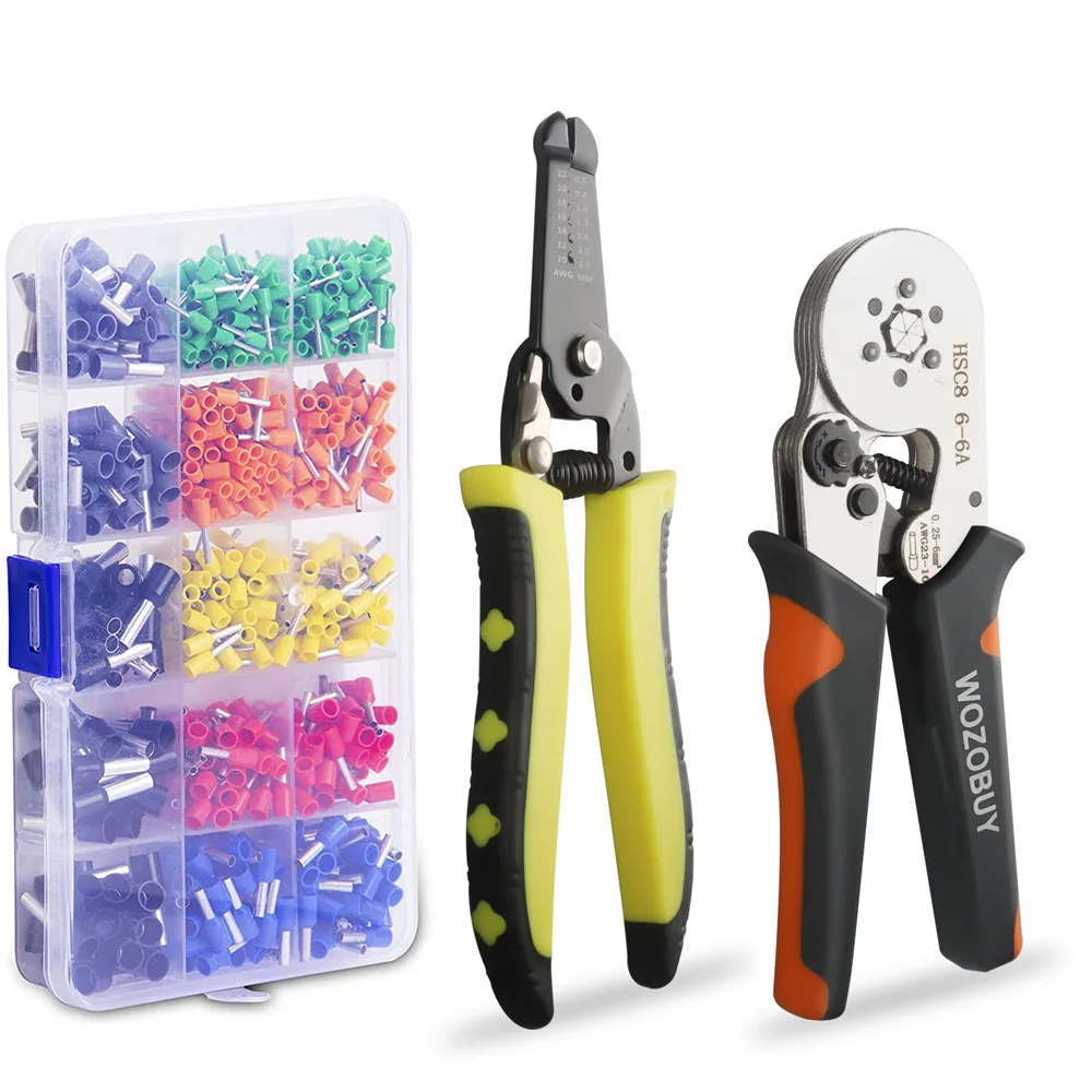 Hexagonal Sawtooth Self-Adjustable Ratchet Wire Terminals Crimper Tools Kit,Universal Cable Wire Stripper Set With Multiple Ends
Hexagonal Sawtooth Self-Adjustable Ratchet Wire Terminals Crimper Tools Kit,Universal Cable Wire Stripper Set With Multiple Ends