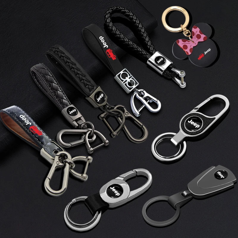 New 3D Metal Leather Emblem Auto Keychain Key Chain Key Rings For Jeep Wrangler Grand Cherokee Compass Renegade Tyre Stem Caps
New 3D Metal Leather Emblem Auto Keychain Key Chain Key Rings For Jeep Wrangler Grand Cherokee Compass Renegade Tyre Stem Caps