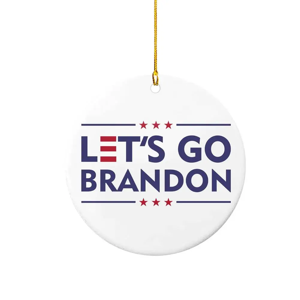 1pc Round LET'S GO BRANDON Pattern Pandent Perfect Christmas Gift Christmas Tree Ornament
1pc Round LET'S GO BRANDON Pattern Pandent Perfect Christmas Gift Christmas Tree Ornament