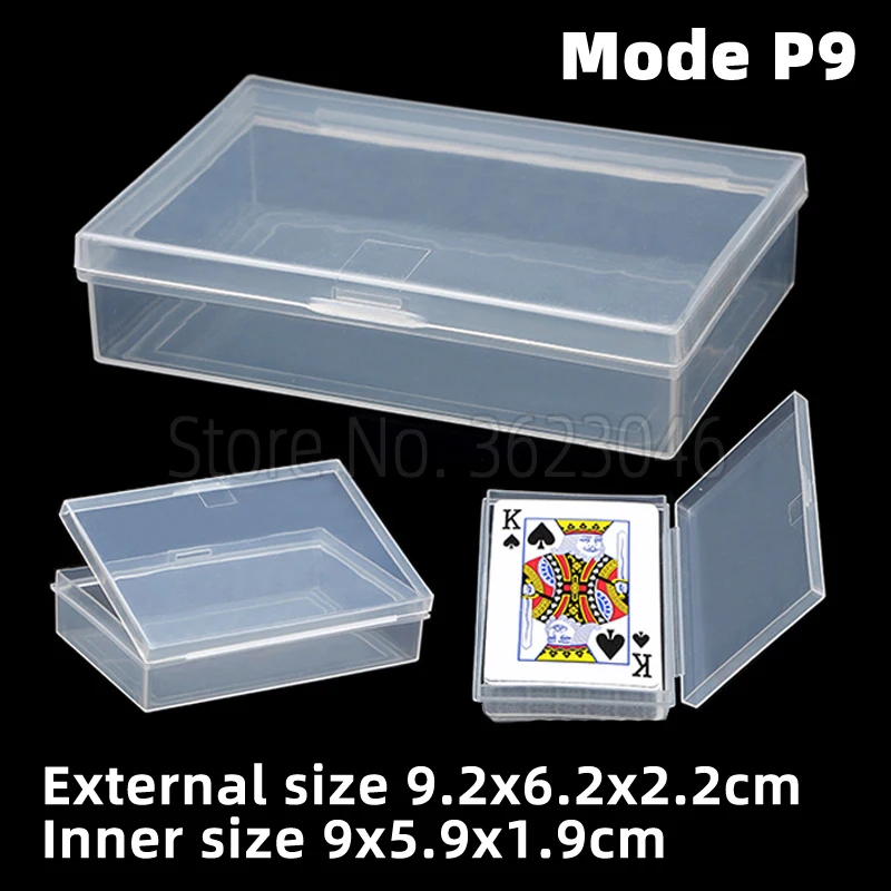 10 pieces P9 Rectangle Plastic Case Parts Accessory Organize Storage Screw Sample Transparent Box 9x5.9x1.9cm
10 pieces P9 Rectangle Plastic Case Parts Accessory Organize Storage Screw Sample Transparent Box 9x5.9x1.9cm