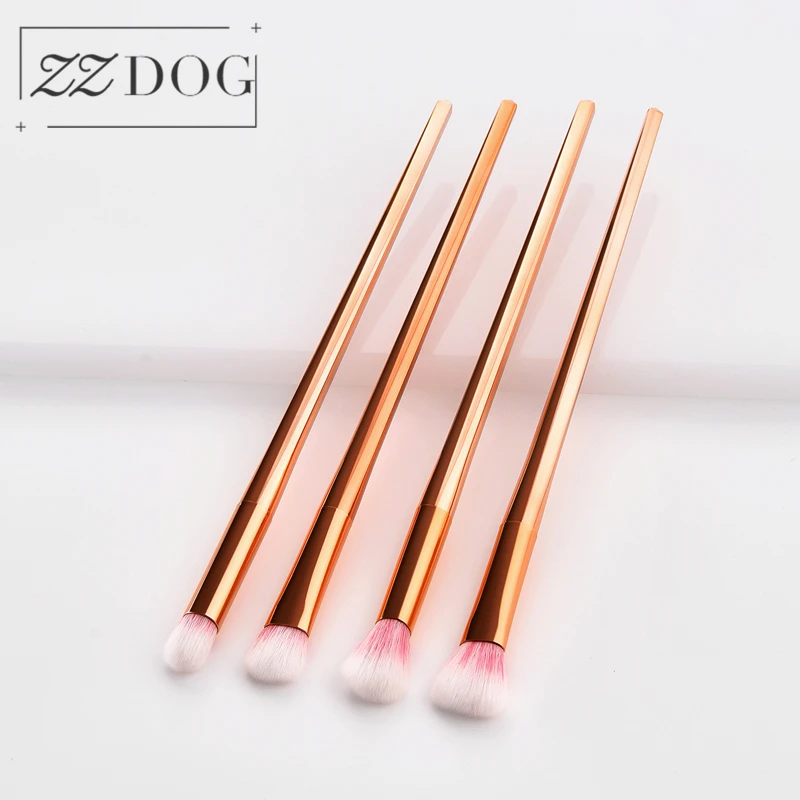 ZZDOG 4Pcs Cosmetics Beauty Tools Kit Eye Shadow Highlight Concealer Blending Eye Details Makeup Brushes Set Natural Hair New 
ZZDOG 4Pcs Cosmetics Beauty Tools Kit Eye Shadow Highlight Concealer Blending Eye Details Makeup Brushes Set Natural Hair New