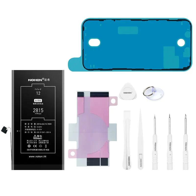 NOHON for iPhone 12 Battery for iPhone 11 Pro X XR XS Max SE 2020 SE2 6 7 8 Plus 6S High Capacity Replacement Phone Bateria
NOHON for iPhone 12 Battery for iPhone 11 Pro X XR XS Max SE 2020 SE2 6 7 8 Plus 6S High Capacity Replacement Phone Bateria