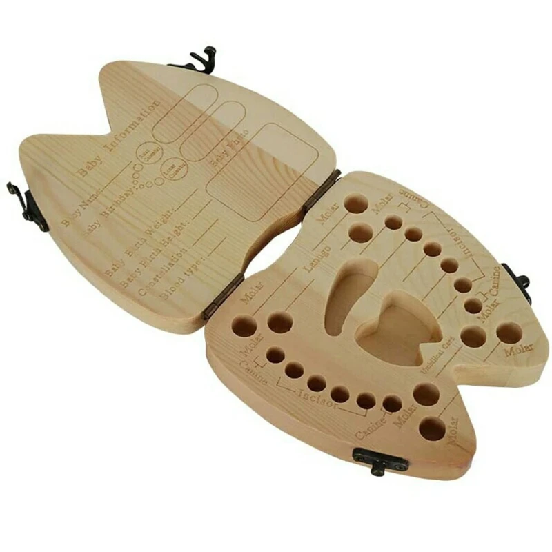 Ящик для хранения детских зубов, деревянный органайзер для хранения молока, сувениры для мальчиков и девочек
Ящик для хранения детских зубов, деревянный органайзер для хранения молока, сувениры для мальчиков и девочек