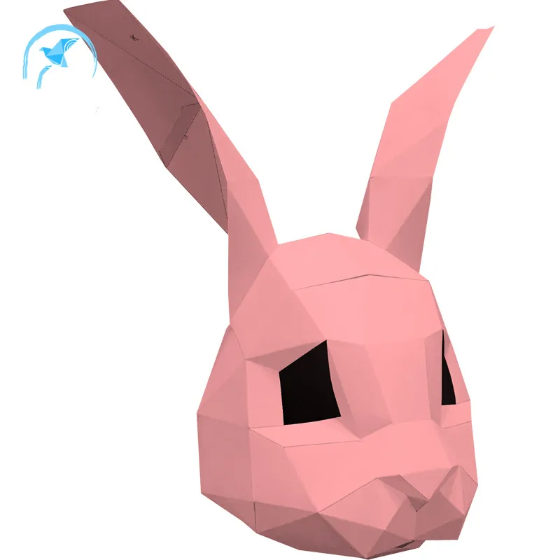 3D бумажная маска кролик розовый
3D бумажная маска кролик розовый