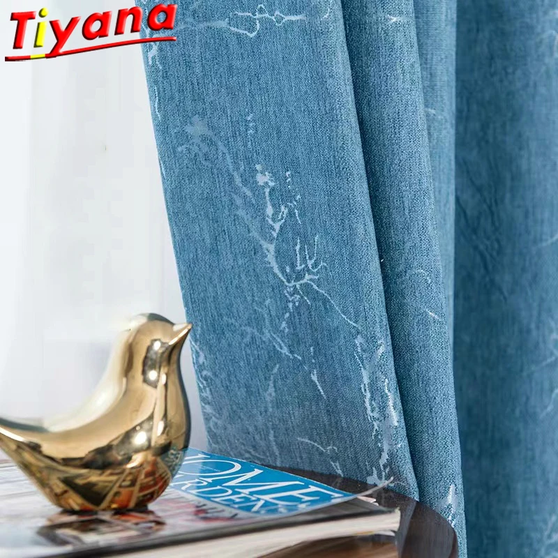 Nordic Luxury Blue Bronzing Curtains for Living Room Modern Silver Lightning Pattern Blackout Window Drapes Bedroom Height 280cm
Nordic Luxury Blue Bronzing Curtains for Living Room Modern Silver Lightning Pattern Blackout Window Drapes Bedroom Height 280cm