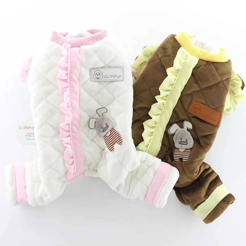 Puppy Clothes Jumpsuit Winter Pet Outfit Garment four leg Warm Dog Clothing Yorkshire Poodle Pomeranian Bichon Schnauzer Costume
Puppy Clothes Jumpsuit Winter Pet Outfit Garment four leg Warm Dog Clothing Yorkshire Poodle Pomeranian Bichon Schnauzer Costume