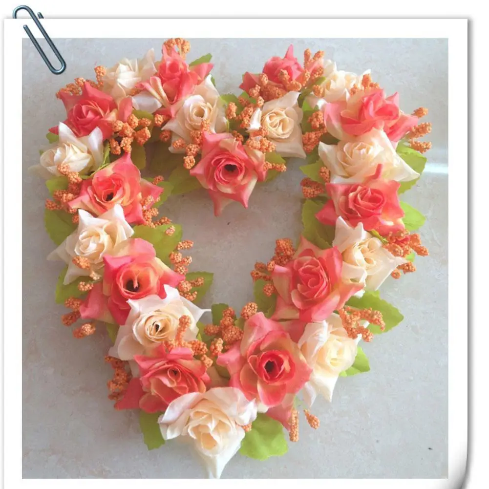 Heart Shaped Rose Hanging Wreath Flowers Garland with Flowers Decoration Door Home Car Ribbon Decoration Wedding For Home W V9D5
Heart Shaped Rose Hanging Wreath Flowers Garland with Flowers Decoration Door Home Car Ribbon Decoration Wedding For Home W V9D5