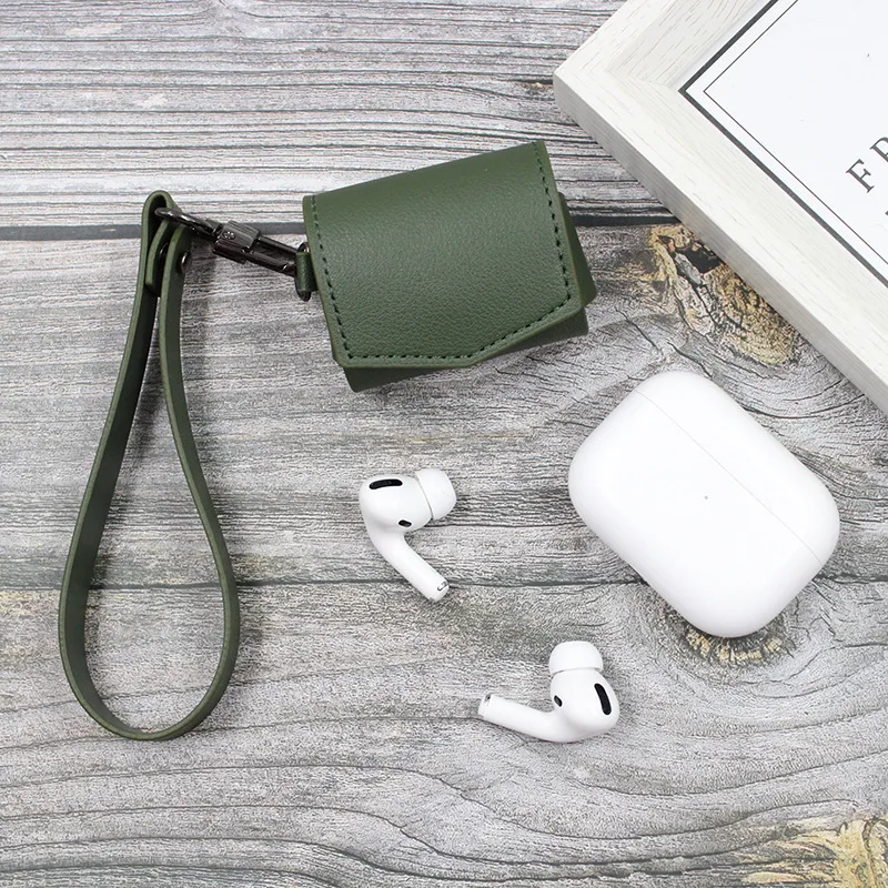 Leather Protective Cover for Airpods Pro Wireless Bluetooth Earphone Case Shockproof Shell Charging Box Storage Bag with Lanyard
Leather Protective Cover for Airpods Pro Wireless Bluetooth Earphone Case Shockproof Shell Charging Box Storage Bag with Lanyard