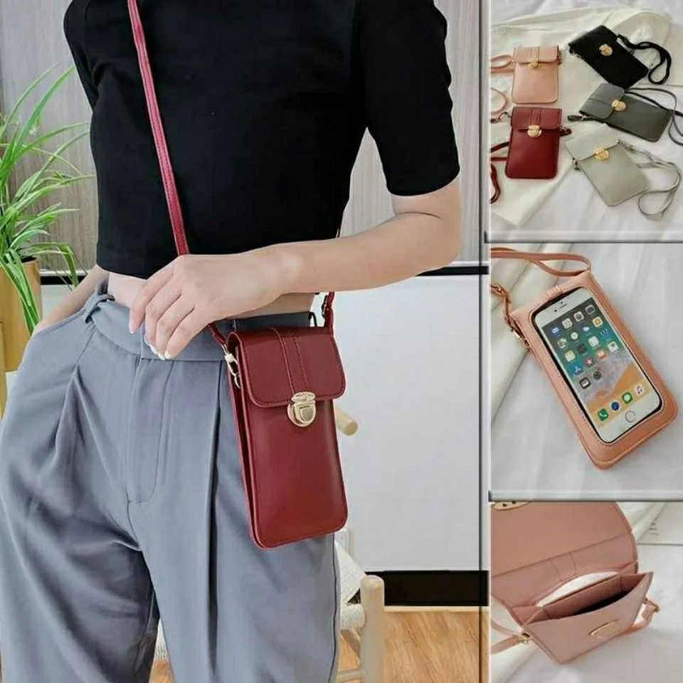 Free Shipping Home touch screen multifunctional hanging neck PU crossbody mobile phone bag
Free Shipping Home touch screen multifunctional hanging neck PU crossbody mobile phone bag