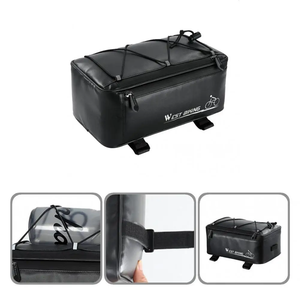 Useful Bicycle Rear Seat Bag Convenient Black Durable Bicycle Backpack Rack Bicycle Saddle Bags Bike Trunk Bag
Useful Bicycle Rear Seat Bag Convenient Black Durable Bicycle Backpack Rack Bicycle Saddle Bags Bike Trunk Bag