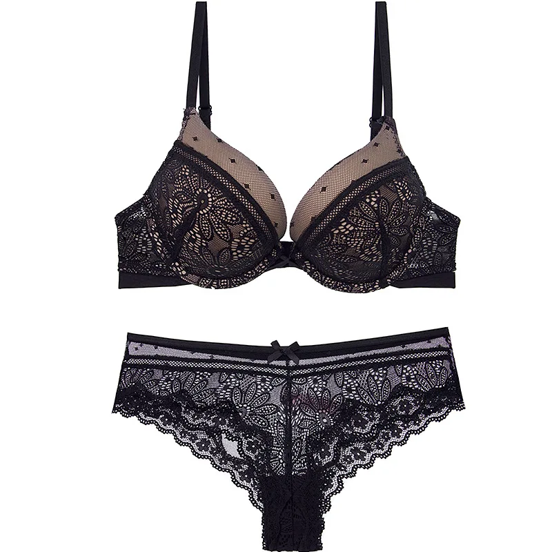 Women's New Sexy Bra Set Gathering Push Up a Thick Sponge Bra Fashionable and Comfortable with Sexy Lace Two Sponges Together
Women's New Sexy Bra Set Gathering Push Up a Thick Sponge Bra Fashionable and Comfortable with Sexy Lace Two Sponges Together