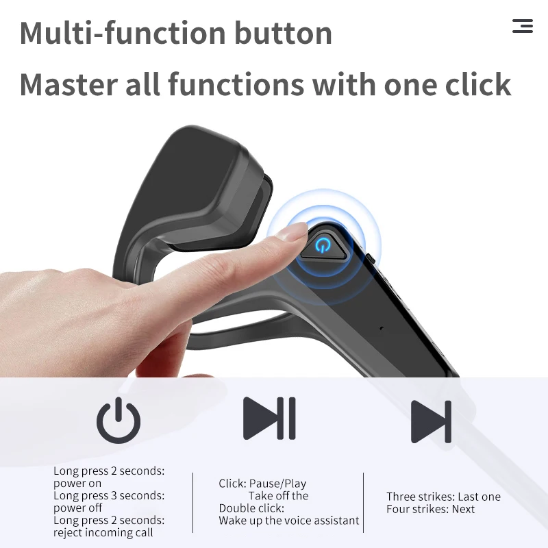 Wireless Earphone Bone Conduction Bluetooth Stereo Waterproof Earphone Sports Gaming Headphone For Xiaomi Huawei Apple OPPO Vivo
Wireless Earphone Bone Conduction Bluetooth Stereo Waterproof Earphone Sports Gaming Headphone For Xiaomi Huawei Apple OPPO Vivo