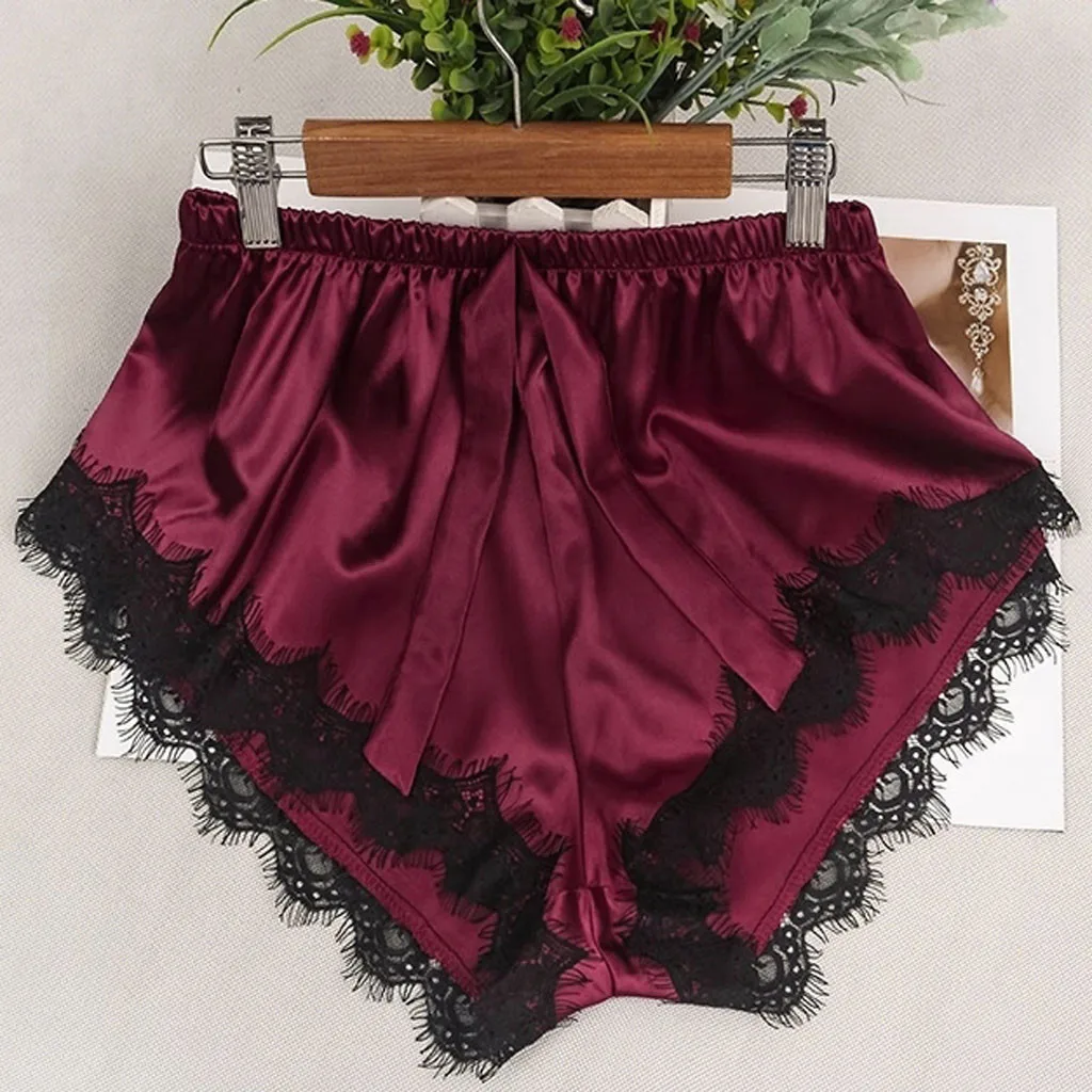 Women's Pajama Set Silk Lace Sleepwear Sleeveless Strap Nightwear Lace Trim Satin Cami Top Home Clothes Babydoll pijama mujer 
Women's Pajama Set Silk Lace Sleepwear Sleeveless Strap Nightwear Lace Trim Satin Cami Top Home Clothes Babydoll pijama mujer