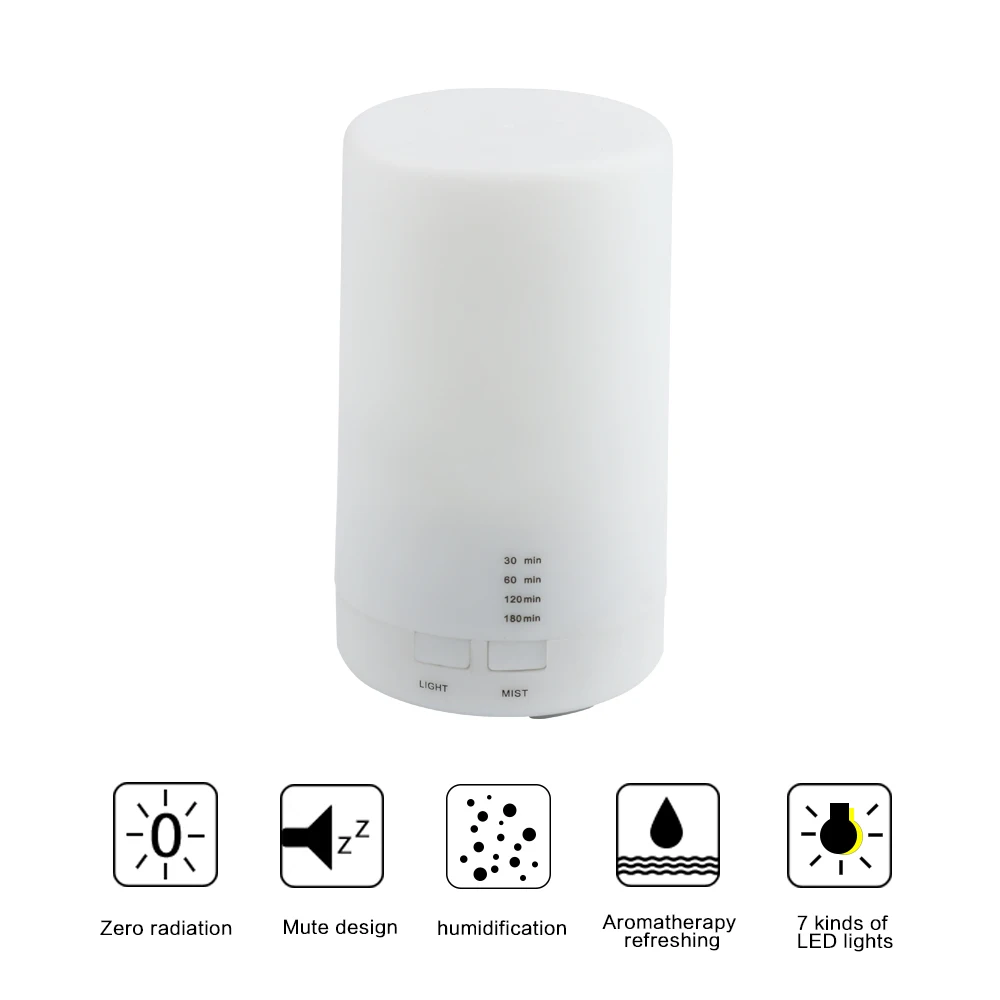 Ultrasonic Air Humidifier USB Charging 7 Color Led Night Light Electric Aromatherapy Essential Oil Aroma Diffuser For Home
Ultrasonic Air Humidifier USB Charging 7 Color Led Night Light Electric Aromatherapy Essential Oil Aroma Diffuser For Home