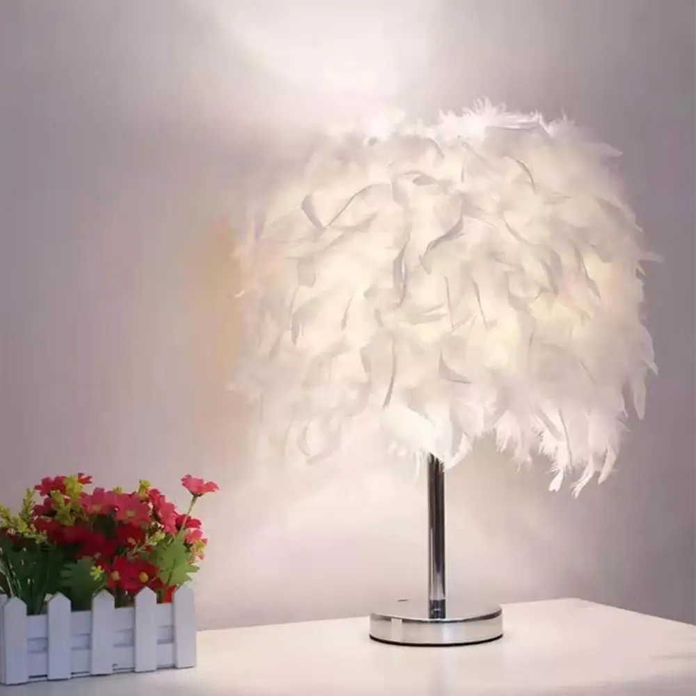 Table Lamp Decoration E27 Decorative Light Feather Table Lamp Modern Lighting Fixture Bedroom Bedside European-Style Romantic
Table Lamp Decoration E27 Decorative Light Feather Table Lamp Modern Lighting Fixture Bedroom Bedside European-Style Romantic