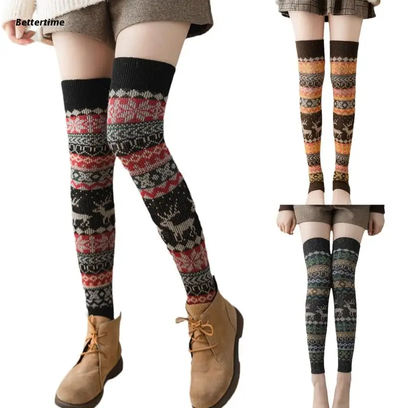 Women Snowflake Winter Warm Leg Warmers Knitting High Knee Socks Boot Cuffs
Women Snowflake Winter Warm Leg Warmers Knitting High Knee Socks Boot Cuffs