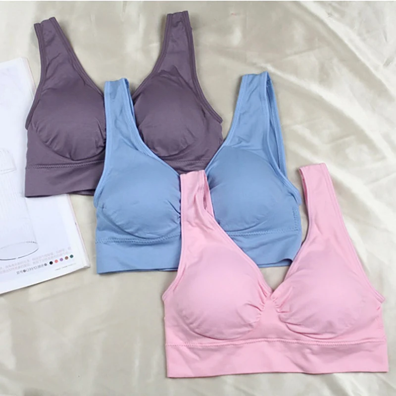3 pieces/set of sexy bras with cushions, seamless push-up bras and 4XL 5XL size underwear wireless active bras black and white
3 pieces/set of sexy bras with cushions, seamless push-up bras and 4XL 5XL size underwear wireless active bras black and white