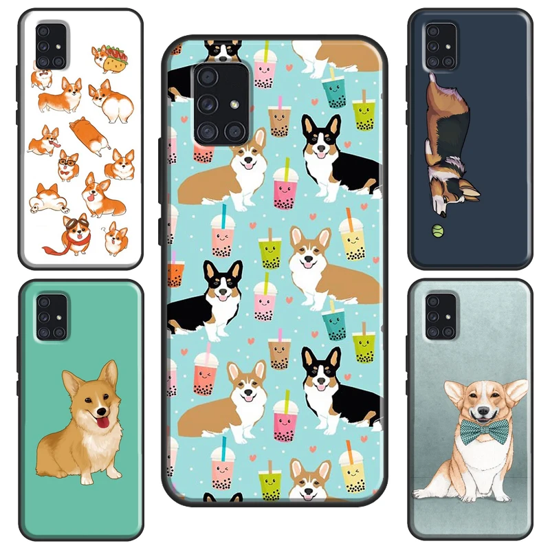 Чайный чехол Corgi для Samsung A52 A12 A32 A42 A72 A21S A20e A02 S A10 A30 A40 A50 A70 A11 A31 A51 A71 | Мобильные