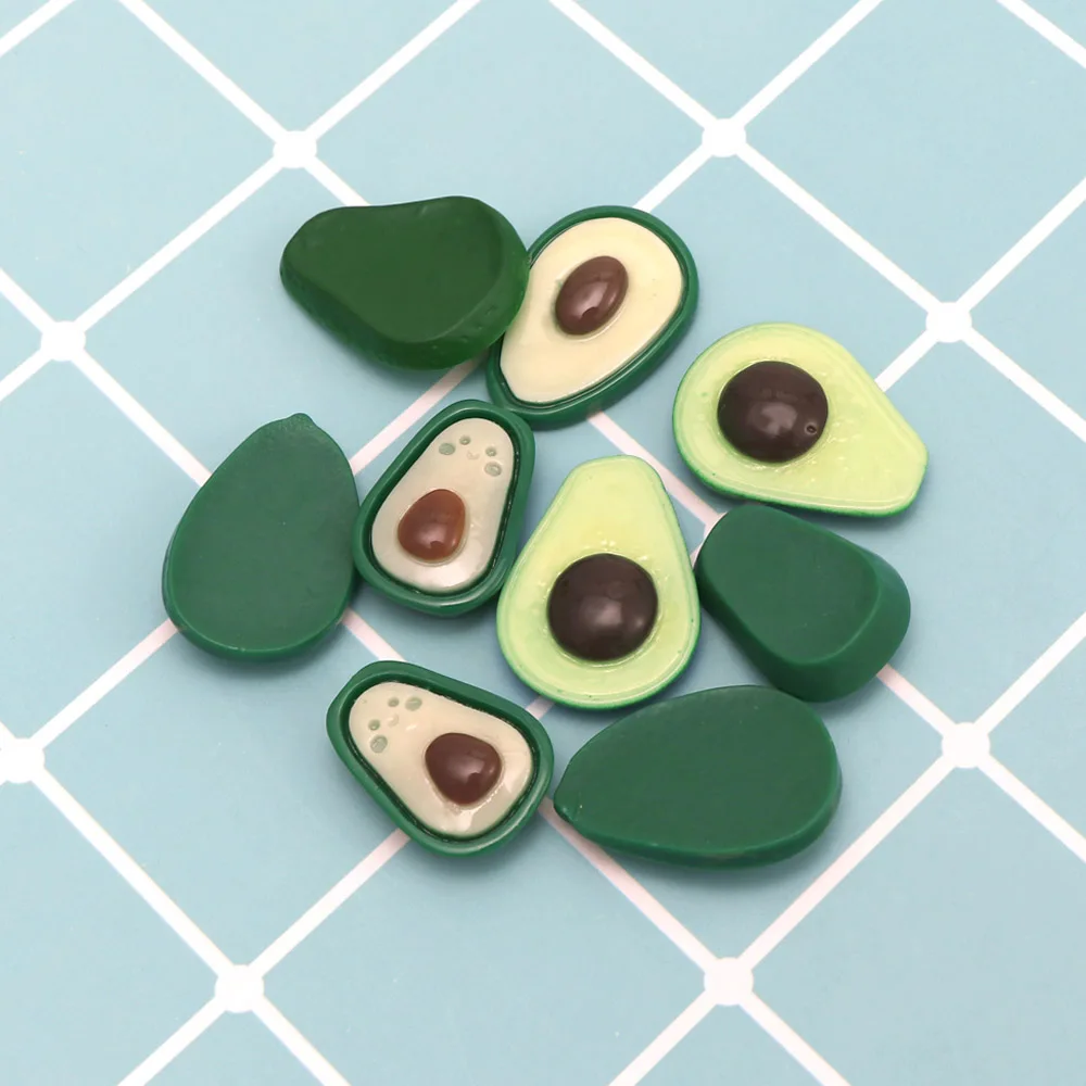 30PCS Resin Miniature Flatback Avocado Resin Cabochons Kawaii Simulation Food Doll house Miniature Decoration Resin Crafts
30PCS Resin Miniature Flatback Avocado Resin Cabochons Kawaii Simulation Food Doll house Miniature Decoration Resin Crafts