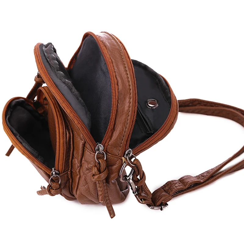 Women'S Retro Messenger Bags Female Shoulder Bag Multi-Layer Zipper Bags Large Capacity Mobile Phone Bag Mini Bag
Women'S Retro Messenger Bags Female Shoulder Bag Multi-Layer Zipper Bags Large Capacity Mobile Phone Bag Mini Bag