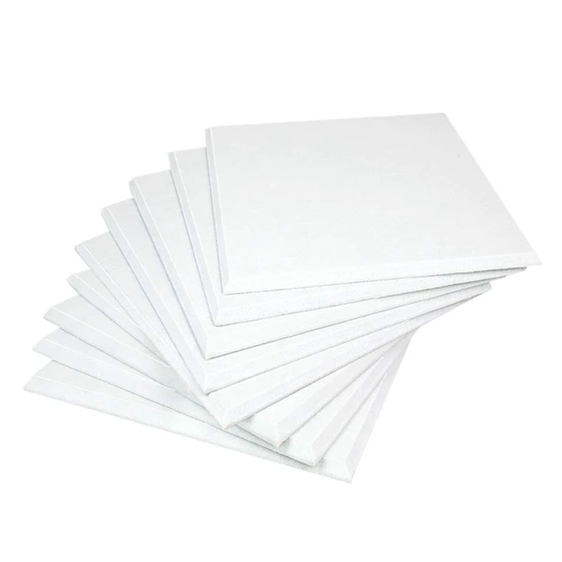 Acoustic Panels White 12 Pieces High Density Beveled Edge for Wall Decoration and Acoustic Treatment
Acoustic Panels White 12 Pieces High Density Beveled Edge for Wall Decoration and Acoustic Treatment