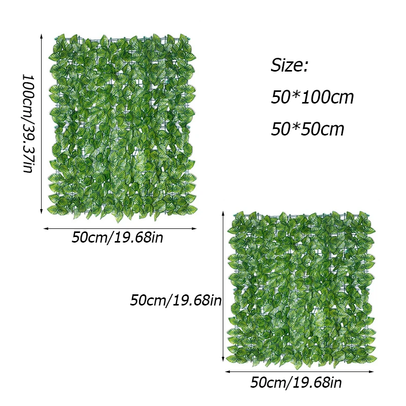 UV Protection Artificial Balcony Green Leaf Fence Roll Up Panel Ivy Privacy Garden Fence Backyard Home Decor Rattan Plants Wall
UV Protection Artificial Balcony Green Leaf Fence Roll Up Panel Ivy Privacy Garden Fence Backyard Home Decor Rattan Plants Wall