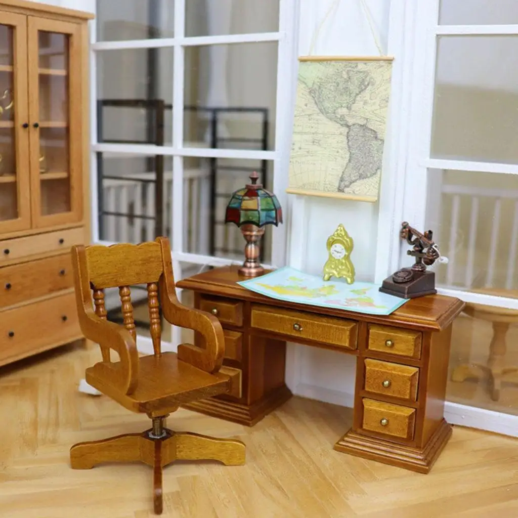 Dollhouse Toys-- Desk Decorative Table Furnitures DIY, for Xmas Office Decors Living Room
Dollhouse Toys-- Desk Decorative Table Furnitures DIY, for Xmas Office Decors Living Room