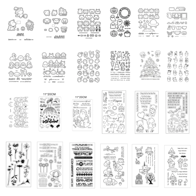 2021 New Metal Cutting Dies and Clear Stamps Scrapbooking For Paper Making Christmas Animals Embossing Frame Card Set
2021 New Metal Cutting Dies and Clear Stamps Scrapbooking For Paper Making Christmas Animals Embossing Frame Card Set