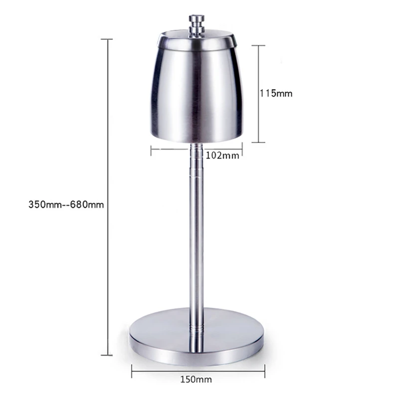Telescopic Stainless Steel Ashtray with Lid Drop-Proof Wind-Proof Standing Ashtray for Bar KTV Home Office Party Outdoor Indoor
Telescopic Stainless Steel Ashtray with Lid Drop-Proof Wind-Proof Standing Ashtray for Bar KTV Home Office Party Outdoor Indoor