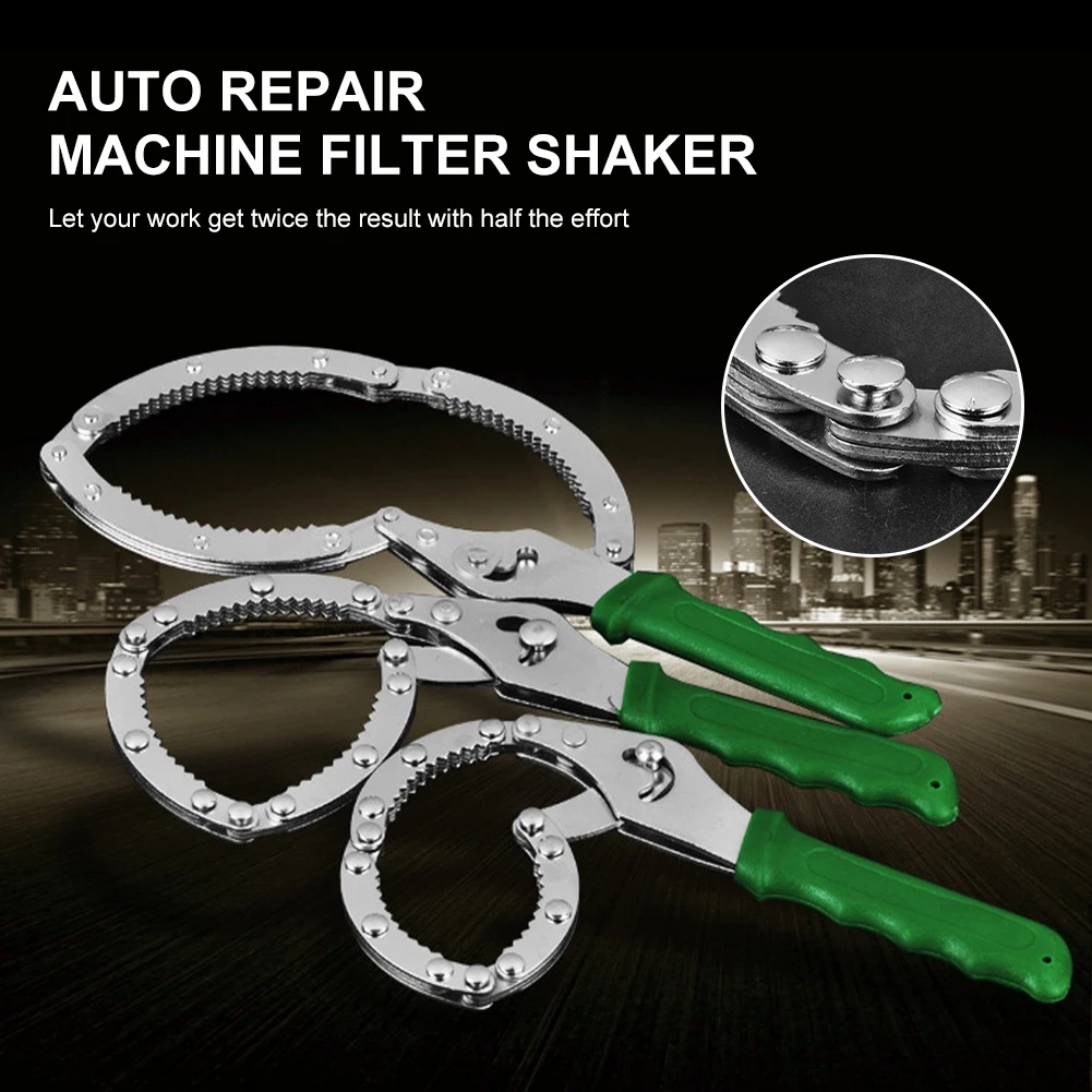 70-90 mm 90-110 mm Flexible Oil Filter Wrench Adjustable Automobile Motorcycle Oil Filter Removal Tool With Teeth For Car Trucks
70-90 mm 90-110 mm Flexible Oil Filter Wrench Adjustable Automobile Motorcycle Oil Filter Removal Tool With Teeth For Car Trucks