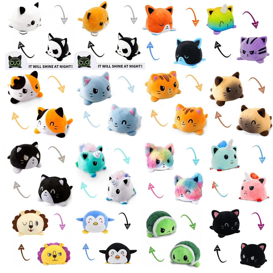 31 Styles Double Sided Cat Gato Kids Plushie Animals Unicorn Flip Doll Cute Toy Peluches For Pulpos Plush Stuffed Doll Plush Toy
31 Styles Double Sided Cat Gato Kids Plushie Animals Unicorn Flip Doll Cute Toy Peluches For Pulpos Plush Stuffed Doll Plush Toy