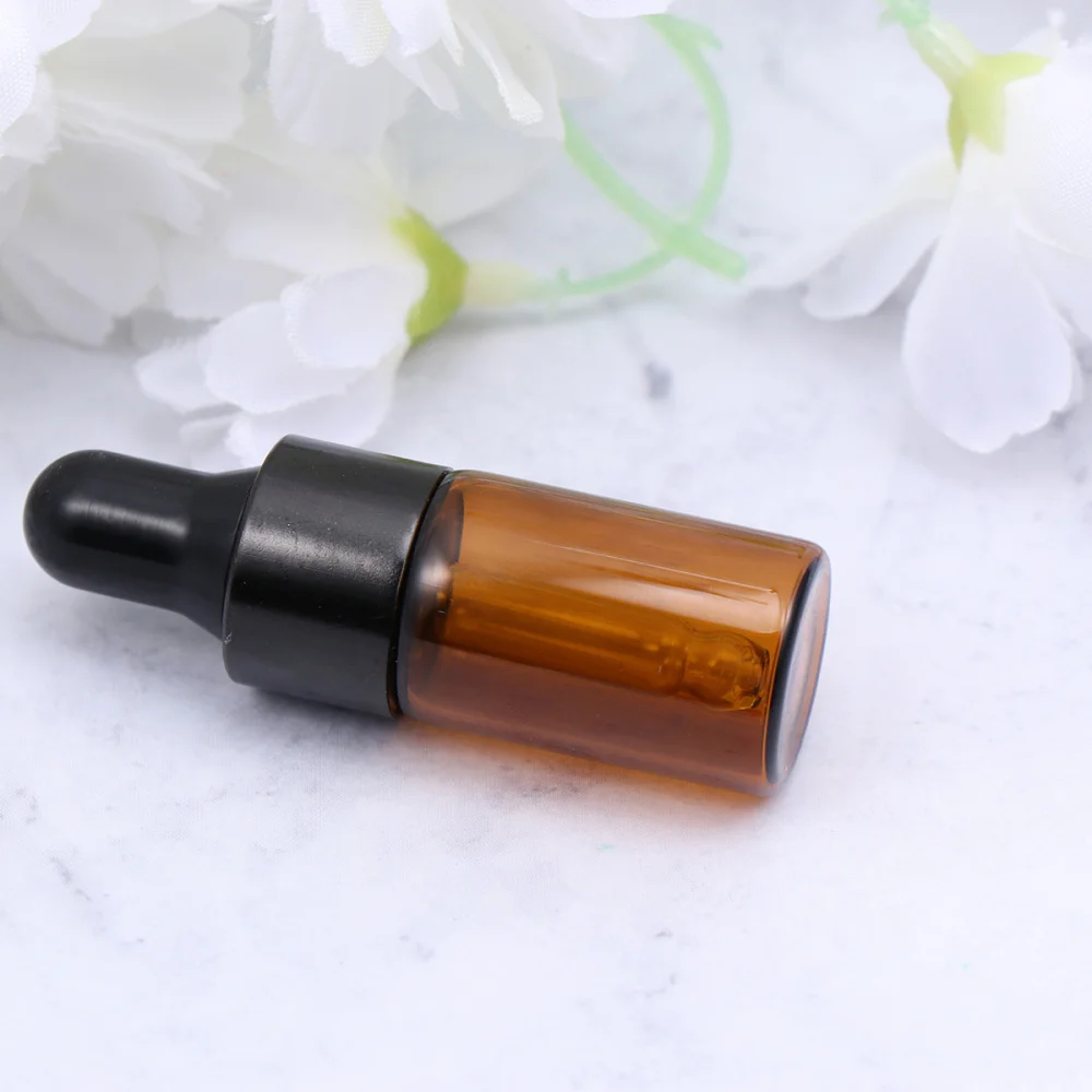 50pcs Dropper Empty Bottles Transparent Glass Sub Bottle for Essential Oil Cosmetics Toner 1ml Dark Brown Pattern
50pcs Dropper Empty Bottles Transparent Glass Sub Bottle for Essential Oil Cosmetics Toner 1ml Dark Brown Pattern