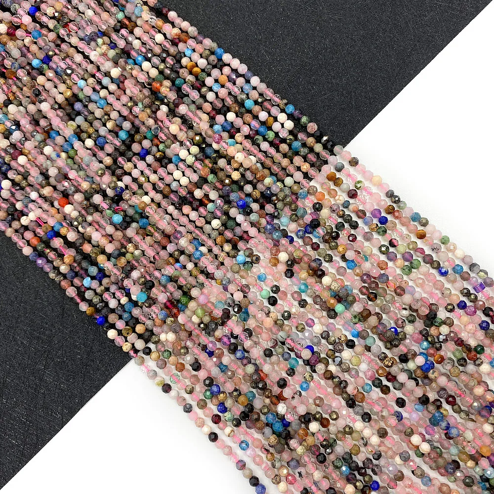 Natural Stone Beads Matte Color Agate Crystal Round Facets for Jewelry Making DIY Bracelet Necklace Accessories 2/3/4 mm
Natural Stone Beads Matte Color Agate Crystal Round Facets for Jewelry Making DIY Bracelet Necklace Accessories 2/3/4 mm