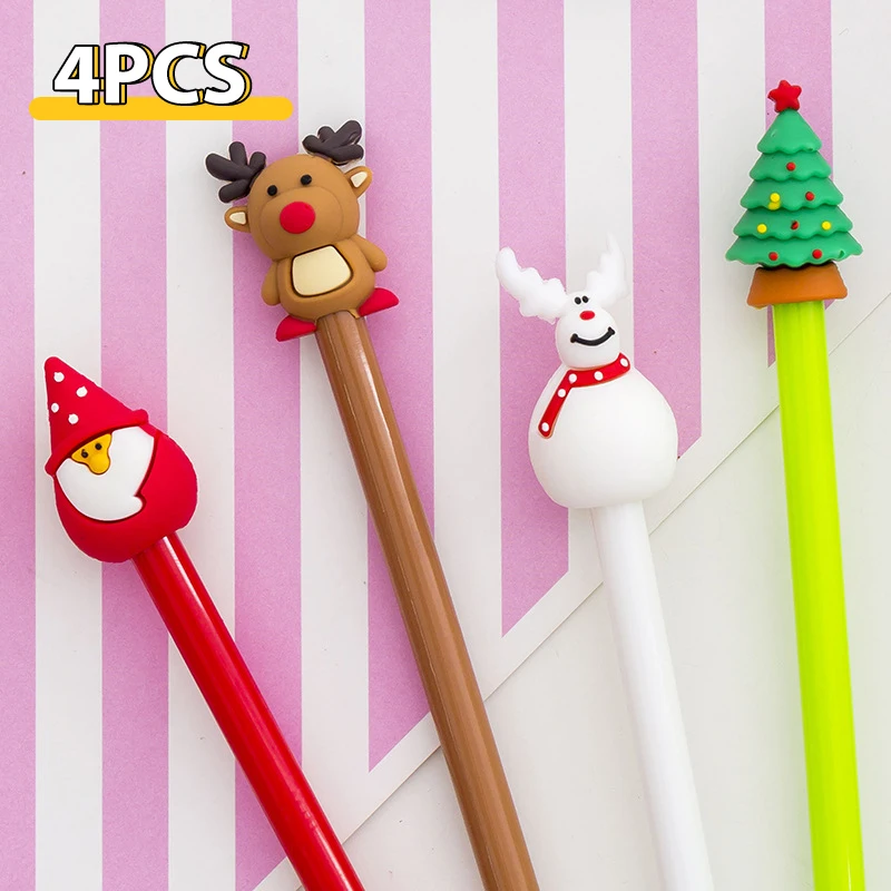 4PCS Christmas Gift Students Pen Cute Cartoon Pens Christmas Series Neutral Pen Creative Black Pen for Gel Pen Cute Stationary
4PCS Christmas Gift Students Pen Cute Cartoon Pens Christmas Series Neutral Pen Creative Black Pen for Gel Pen Cute Stationary