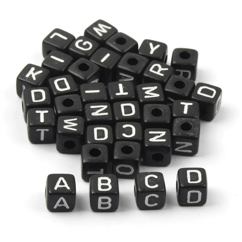 Черный 10 мм квадратный буквы Scrylic бусины Свободные Spacer Бусины для изготовления ювелирных изделий Diy ожерелье с подвесками Браслет аксессуар
Черный 10 мм квадратный буквы Scrylic бусины Свободные Spacer Бусины для изготовления ювелирных изделий Diy ожерелье с подвесками Браслет аксессуар