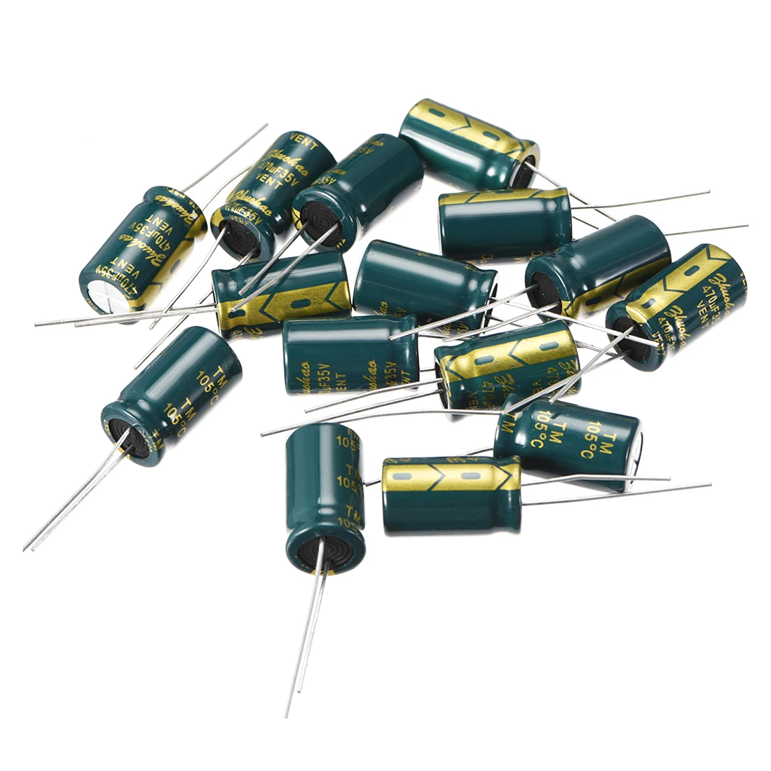 

uxcell 25V 35V 400V 2.2 10 22 100 220 470 1000uF 36 Electrolytic Capacitor for DIY Project Soldering 470uF 10x17 15pcs