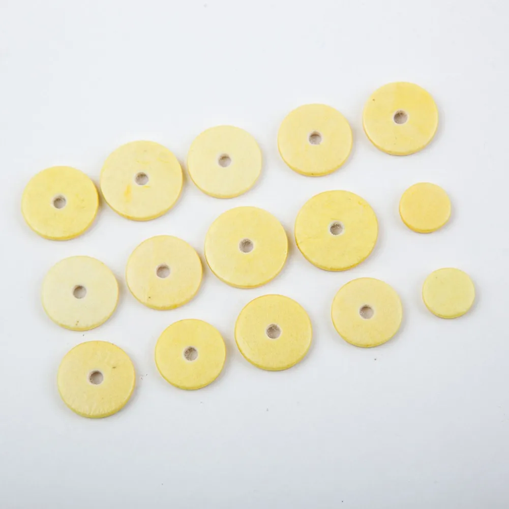 16 Pieces Of Yellow Flute Pad Leather, Durable, Exquisite And Compact Woodwind Instrument Flute Leather Pad Kit
16 Pieces Of Yellow Flute Pad Leather, Durable, Exquisite And Compact Woodwind Instrument Flute Leather Pad Kit