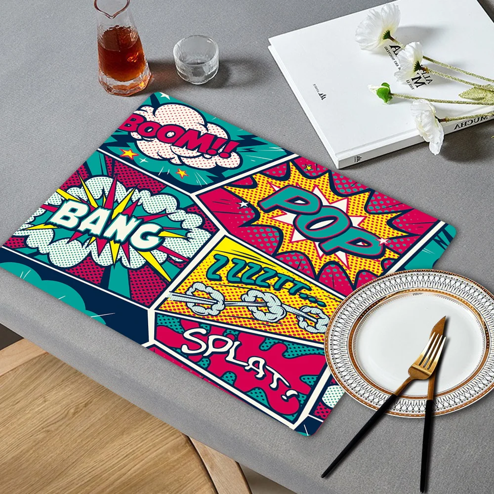 Placemat Kitchen Tableware Coasters Bar Mat Restaurant Table Mat Pu Leather Washable Heat Insulation Mat Kitchen Accessories
Placemat Kitchen Tableware Coasters Bar Mat Restaurant Table Mat Pu Leather Washable Heat Insulation Mat Kitchen Accessories