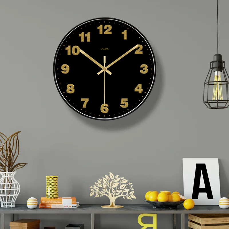 Classic clock simple Nordic clock wall watch modern creative quartz clock wall clock