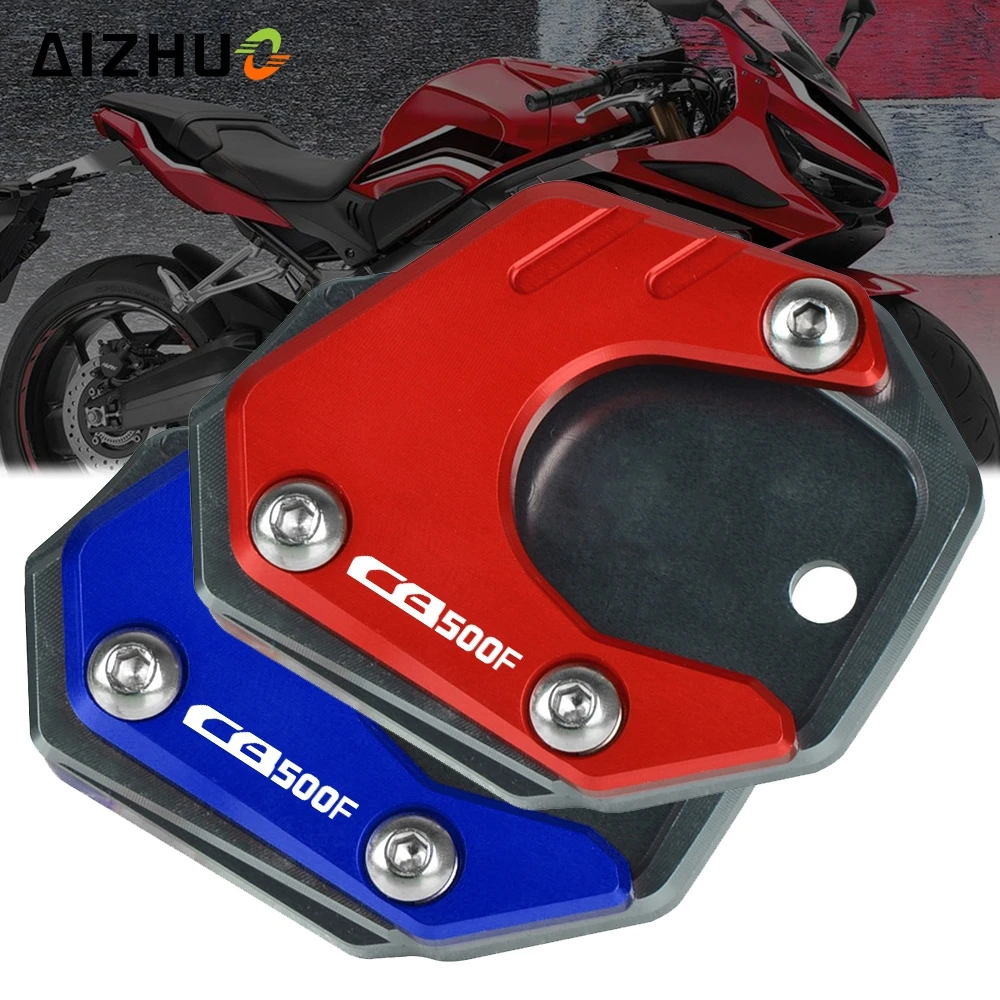 

CB 500F Мотоцикл CNC боковые подставки удлинитель опорная пластина увеличитель подставка для HONDA CB500F CB500 F 2013-2021 2020 2019