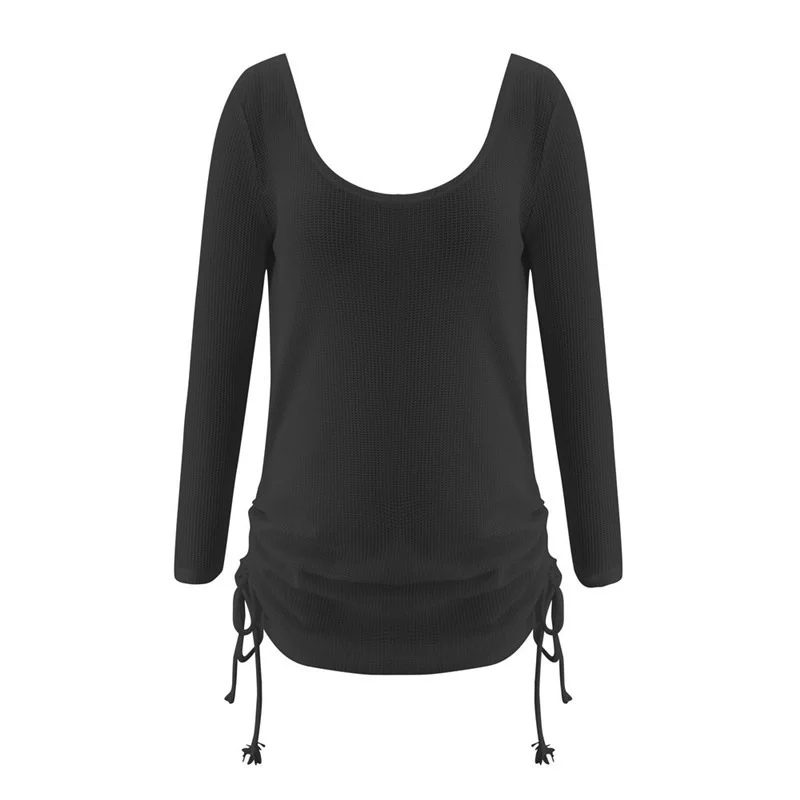 2021 Sweater Dress Women's Autumn Simple Pure Color U-neck Long-sleeved Open Back Knitted Drawstring Hem Women's Bodycon Dress
2021 Sweater Dress Women's Autumn Simple Pure Color U-neck Long-sleeved Open Back Knitted Drawstring Hem Women's Bodycon Dress