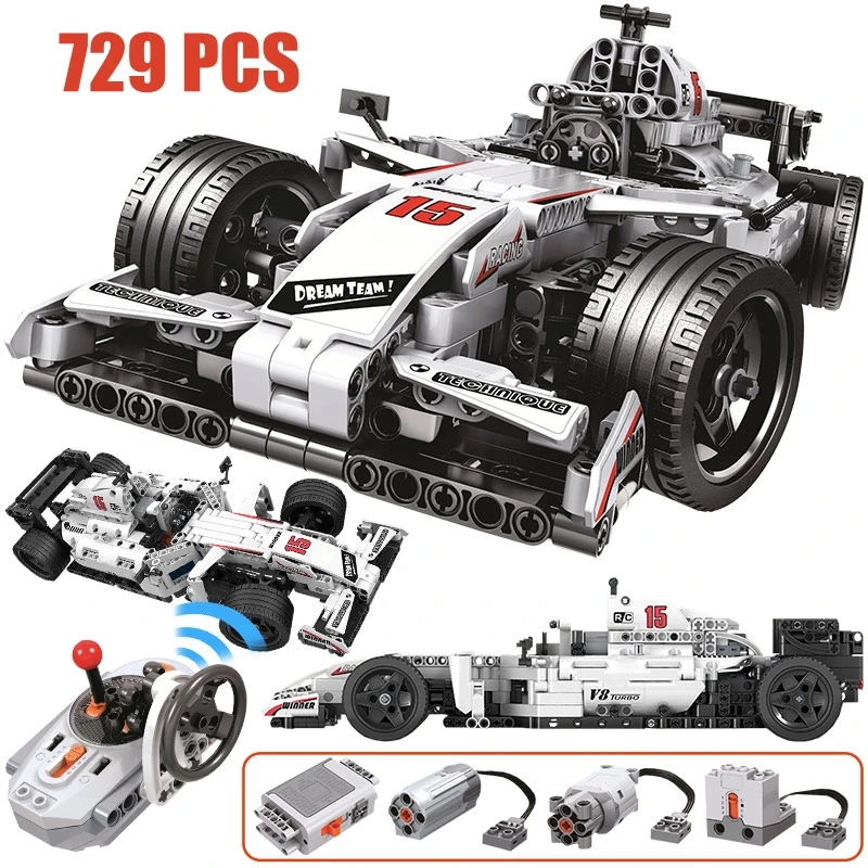729PCS City Remote Control Technical Racing Car Building Blocks Model Electric RC Sports Vehicle Bricks Diy Toys For Children
729PCS City Remote Control Technical Racing Car Building Blocks Model Electric RC Sports Vehicle Bricks Diy Toys For Children