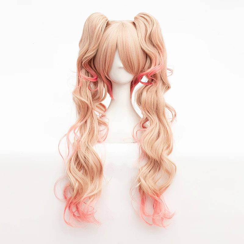 Dangan Ronpa Danganronpa Enoshima Junko Cosplay Wig Pink Long Wavy With Ponytail Clip Heat Resistant Cosplay Wig + Bear Hairpins
Dangan Ronpa Danganronpa Enoshima Junko Cosplay Wig Pink Long Wavy With Ponytail Clip Heat Resistant Cosplay Wig + Bear Hairpins