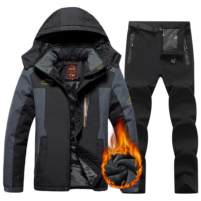 9XL Men's Ski Suit Winter Warm Windproof Waterproof Outdoor Sports Snow Jackets and Pants Hot Ski Equipment Snowboard Jacket Men
9XL Men's Ski Suit Winter Warm Windproof Waterproof Outdoor Sports Snow Jackets and Pants Hot Ski Equipment Snowboard Jacket Men