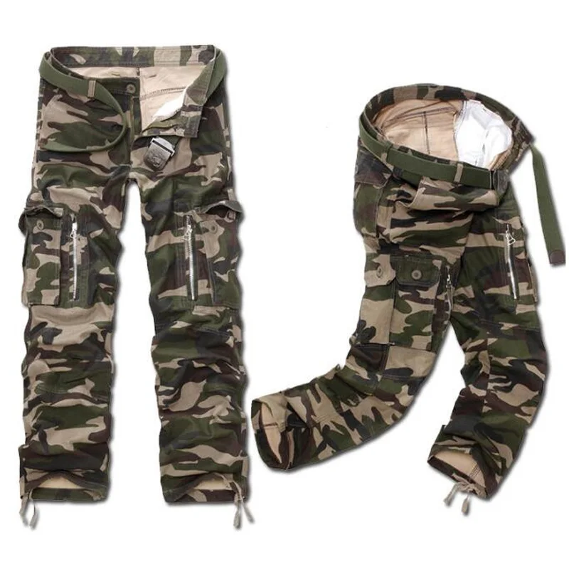 Men's Cotton Cargo Pants Leisure Trousers More Pocket pants Size 28-40 Man Military Camouflage Pants
Men's Cotton Cargo Pants Leisure Trousers More Pocket pants Size 28-40 Man Military Camouflage Pants
