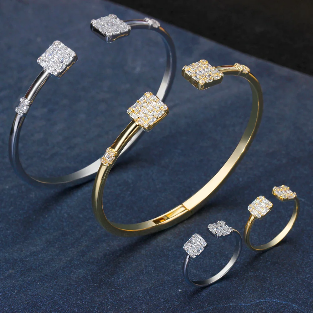 BrideTalk Luxury Trendy Saudi Arabia Bangle Ring Set Jewelry Sets For Women Wedding Engagement brincos para as mulheres 2020
BrideTalk Luxury Trendy Saudi Arabia Bangle Ring Set Jewelry Sets For Women Wedding Engagement brincos para as mulheres 2020