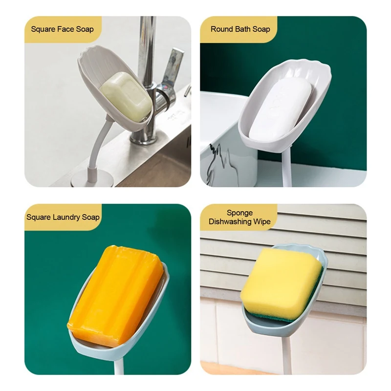 Perforation-free Draining Soap Box Wall Hanging Soap Holder Creative Draining Soap Holder Bathroom Storage Rack
Perforation-free Draining Soap Box Wall Hanging Soap Holder Creative Draining Soap Holder Bathroom Storage Rack