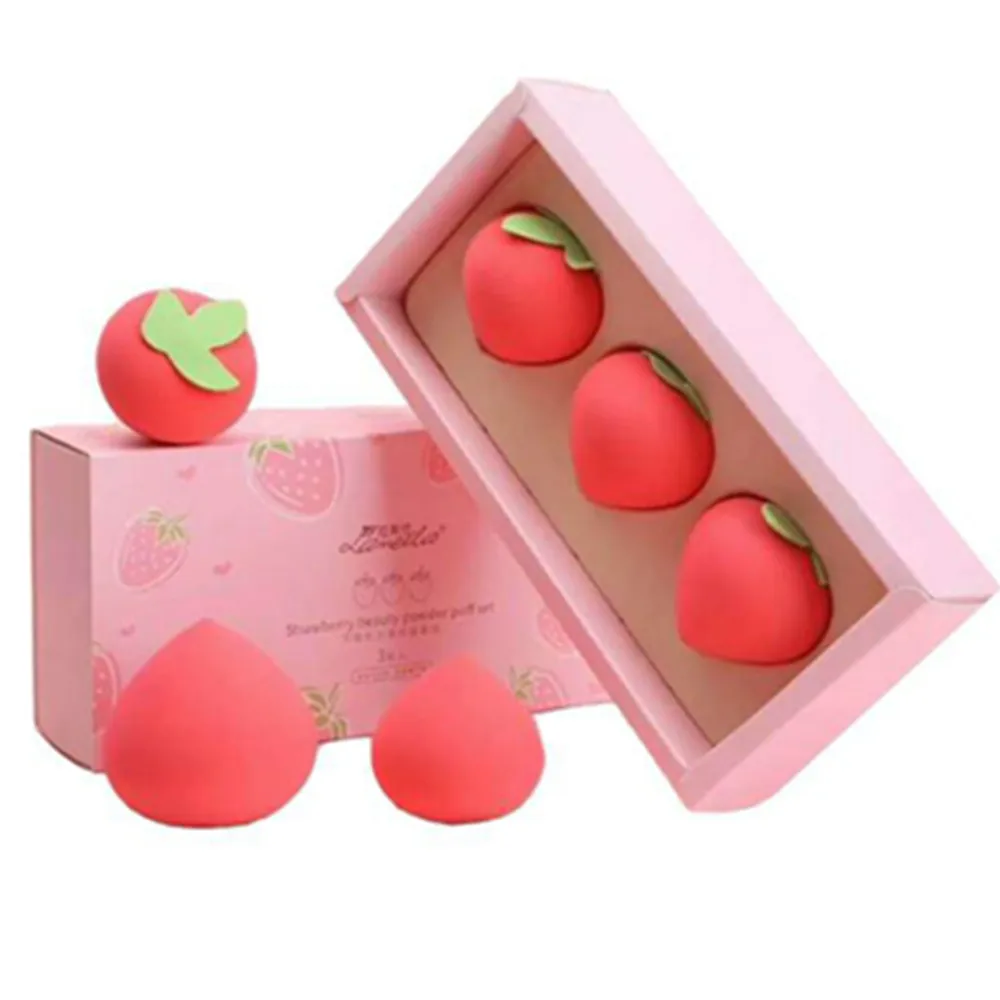 3PCS/Box Cute Fruit Cosmetic Puff Soft Dual Use Sponge For Women BB Cream Eye Shadow Concealer Foundation Powder Makeup Puff
3PCS/Box Cute Fruit Cosmetic Puff Soft Dual Use Sponge For Women BB Cream Eye Shadow Concealer Foundation Powder Makeup Puff