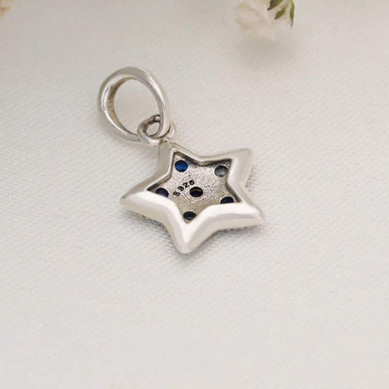 Original 925 Sterling Silver Charm Fashionable Star Pendant Fit Pandora Women Bracelet & Necklace Diy Jewelry 
Original 925 Sterling Silver Charm Fashionable Star Pendant Fit Pandora Women Bracelet & Necklace Diy Jewelry